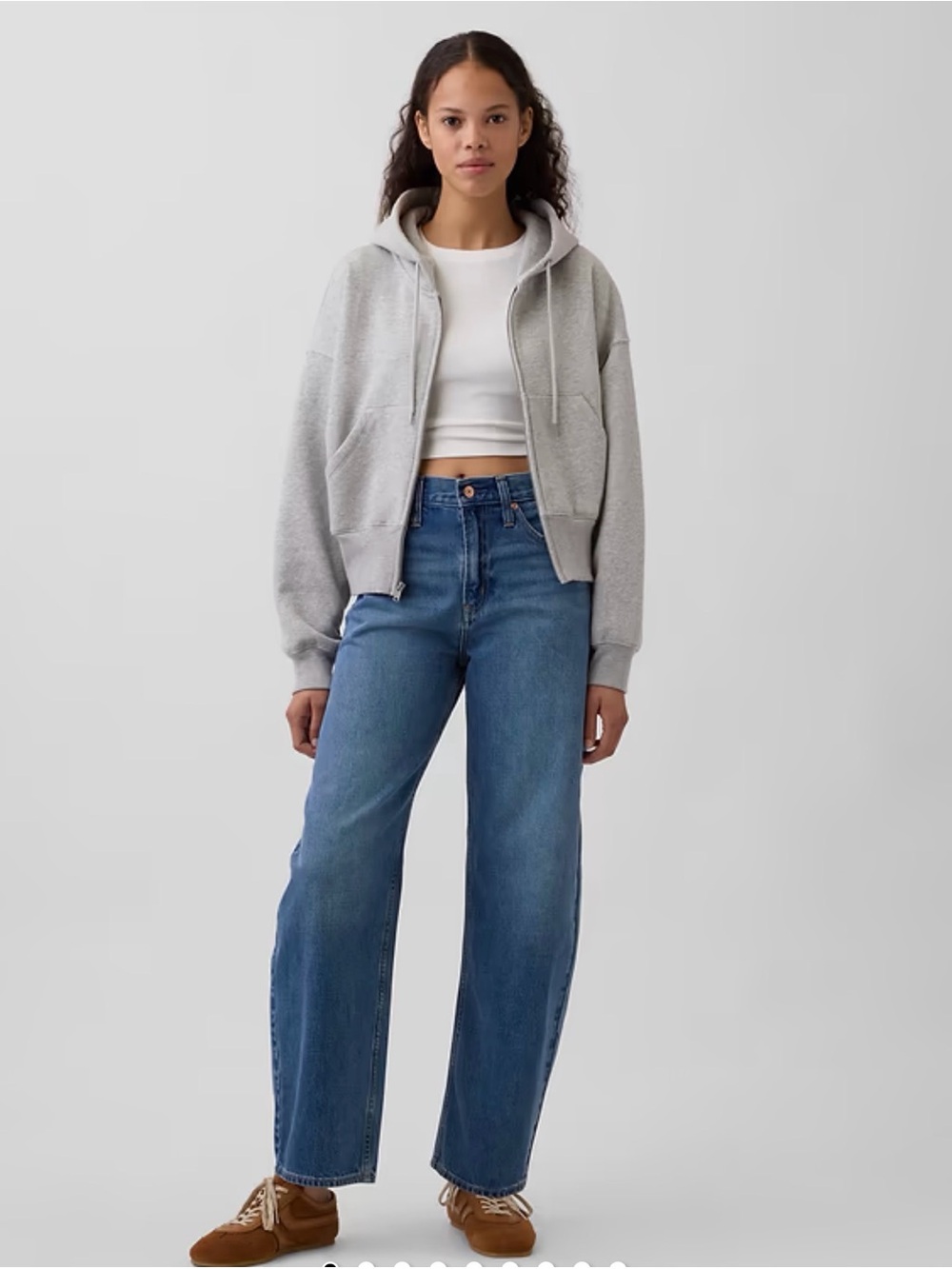 GAP Wide Leg Jeans - Medium Blue